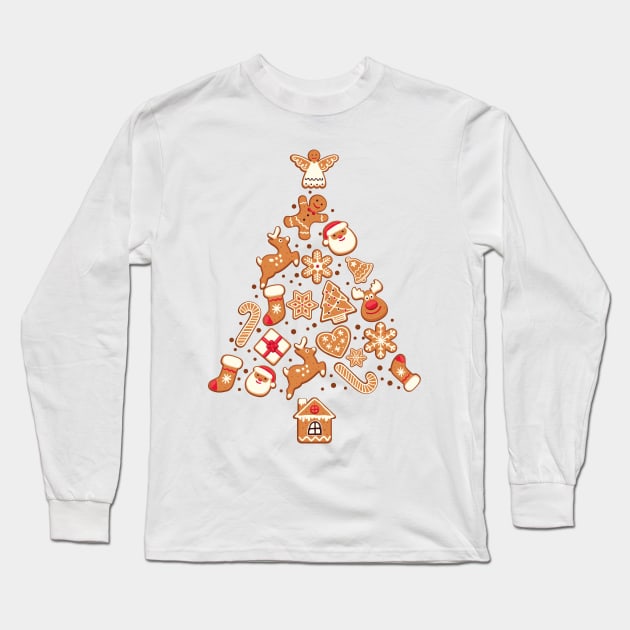 Funny Baking Team Men Women Kids Baking Ugly Christmas Long Sleeve T-Shirt by KsuAnn